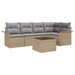 vidaXL Set de canapele pentru grădină 6 pcs 242.5 x 132.5 x 85 cm