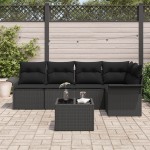 vidaXL Set de canapele pentru grădină 6 pcs 242.5 x 132.5 x 85 cm