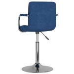 vidaXL Scaun de bar, albastru, material textil vidaXL Scaun de bar, albastru, material textil