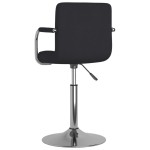 vidaXL Scaun de bar, negru, material textil vidaXL Scaun de bar, negru, material textil