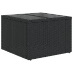 Set canapea de grădină vidaXL 8 piese cu perne Ratan negru Set canapea de grădină vidaXL 8 piese cu perne Ratan negru