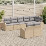 vidaXL Set de canapele pentru grădină cu pernă 8 pcs 289 x 124 x 85 cm vidaXL Set de canapele pentru grădină cu pernă 8 pcs 289 x 124 x 85 cm