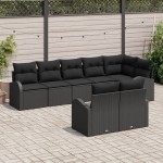 vidaXL Set de canapele pentru grădină cu pernă 8 pcs 289 x 124 x 85 cm vidaXL Set de canapele pentru grădină cu pernă 8 pcs 289 x 124 x 85 cm