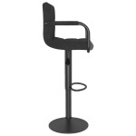 vidaXL Scaun de bar, negru, material textil vidaXL Scaun de bar, negru, material textil