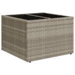 Set canapea grădină vidaXL 11 piese cu perne gri din ratan sintetic Set canapea grădină vidaXL 11 piese cu perne gri din ratan sintetic