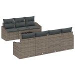 vidaXL Set de canapele pentru grădină Manual 8 pcs Gri 55 x 55 x 37 cm