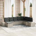 vidaXL Set de canapele pentru grădină cu pernă 8 pcs 319 x 209 x 85 cm vidaXL Set de canapele pentru grădină cu pernă 8 pcs 319 x 209 x 85 cm