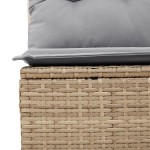 vidaXL cu pernă Ajustabil 4 pcs Bej 239 x 117 x 37 cm vidaXL cu pernă Ajustabil 4 pcs Bej 239 x 117 x 37 cm