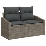 vidaXL Set de canapele pentru grădină 10 pcs Gri 100 x 55 x 73 cm vidaXL Set de canapele pentru grădină 10 pcs Gri 100 x 55 x 73 cm