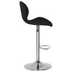 vidaXL Scaune de bar, 2 buc., negru, catifea vidaXL Scaune de bar, 2 buc., negru, catifea