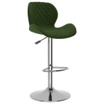 vidaXL Scaune de bar, 2 buc., verde închis, catifea vidaXL Scaune de bar, 2 buc., verde închis, catifea