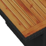 vidaXL Set de canapele pentru grădină cu pernă 5 pcs negru și crem