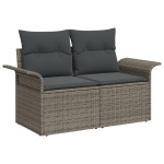 vidaXL Set de canapele pentru grădină 10 pcs Gri 100 x 55 x 73 cm vidaXL Set de canapele pentru grădină 10 pcs Gri 100 x 55 x 73 cm