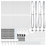 Stâlpi de gard vidaXL cu vârf 26 buc Ø32 mm 160 cm Oțel galvanizat Stâlpi de gard vidaXL cu vârf 26 buc Ø32 mm 160 cm Oțel galvanizat