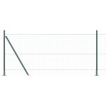 vidaXL poste de gard cu plăci de bază 52 buc Ø32mm 90cm oțel galvanizat vidaXL poste de gard cu plăci de bază 52 buc Ø32mm 90cm oțel galvanizat