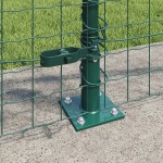 vidaXL poste de gard cu plăci de bază 52 buc Ø32mm 90cm oțel galvanizat vidaXL poste de gard cu plăci de bază 52 buc Ø32mm 90cm oțel galvanizat
