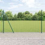vidaXL Posturi de gard cu plăci de bază 52 buc Ø32mm 88,5cm oțel galvanizat vidaXL Posturi de gard cu plăci de bază 52 buc Ø32mm 88,5cm oțel galvanizat