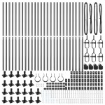 vidaXL Pereți de gard cu plăci de bază 26 buc Ø32mm 78,5cm Oțel galvanizat vidaXL Pereți de gard cu plăci de bază 26 buc Ø32mm 78,5cm Oțel galvanizat