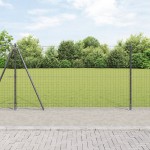 vidaXL Pălării de gard cu plăci de bază 52 buc Ø32mm 78,5cm oțel galvanizat vidaXL Pălării de gard cu plăci de bază 52 buc Ø32mm 78,5cm oțel galvanizat