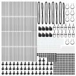 vidaXL Posturi de gard cu plăci de bază 52 buc Ø32mm 83,5cm Oțel galvanizat vidaXL Posturi de gard cu plăci de bază 52 buc Ø32mm 83,5cm Oțel galvanizat