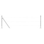 vidaXL Posts pentru gard cu plăci de bază 26 buc Ø32mm 50cm din oțel galvanizat vidaXL Posts pentru gard cu plăci de bază 26 buc Ø32mm 50cm din oțel galvanizat