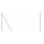 vidaXL Posturi de gard cu plăci de bază 26 buc Ø32mm 110cm Oțel galvanizat vidaXL Posturi de gard cu plăci de bază 26 buc Ø32mm 110cm Oțel galvanizat
