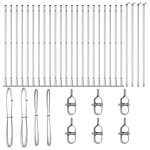 vidaXL Stâlpi de gard cu plăci de bază 26 buc Ø32mm 83,5cm Oțel galvanizat vidaXL Stâlpi de gard cu plăci de bază 26 buc Ø32mm 83,5cm Oțel galvanizat