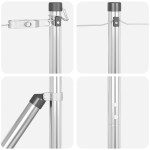 vidaXL Posturi de gard cu plăci de bază 26 buc Ø32mm 88,5cm Oțel galvanizat vidaXL Posturi de gard cu plăci de bază 26 buc Ø32mm 88,5cm Oțel galvanizat
