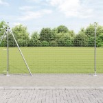 vidaXL Stâlpi de gard cu plăci de bază 52 buc Ø32mm 88,5cm Oțel galvanizat vidaXL Stâlpi de gard cu plăci de bază 52 buc Ø32mm 88,5cm Oțel galvanizat