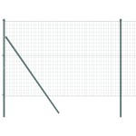 vidaXL Îngrădire cu stâlpi Verde 1.6 x 10 m Oțel vidaXL Îngrădire cu stâlpi Verde 1.6 x 10 m Oțel
