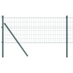 vidaXL Îngrădire cu stâlpi Verde 0.8 x 10 m Oțel vidaXL Îngrădire cu stâlpi Verde 0.8 x 10 m Oțel