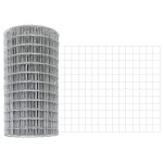 vidaXL Îngrădire cu stâlpi Gri 0.4 x 25 m Oțel vidaXL Îngrădire cu stâlpi Gri 0.4 x 25 m Oțel
