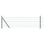 vidaXL Îngrădire cu stâlpi Verde 0.4 x 10 m Oțel vidaXL Îngrădire cu stâlpi Verde 0.4 x 10 m Oțel