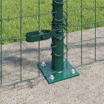 vidaXL Îngrădire cu stâlpi Verde 1 x 10 m Oțel vidaXL Îngrădire cu stâlpi Verde 1 x 10 m Oțel