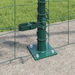 vidaXL Îngrădire cu stâlpi Verde 0.8 x 10 m Oțel vidaXL Îngrădire cu stâlpi Verde 0.8 x 10 m Oțel