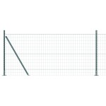 vidaXL Îngrădire cu stâlpi Verde 0.8 x 25 m Oțel vidaXL Îngrădire cu stâlpi Verde 0.8 x 25 m Oțel
