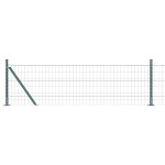 vidaXL Îngrădire cu stâlpi Verde 0.6 x 50 m Oțel vidaXL Îngrădire cu stâlpi Verde 0.6 x 50 m Oțel