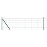 vidaXL Îngrădire cu stâlpi Verde 0.6 x 50 m Oțel vidaXL Îngrădire cu stâlpi Verde 0.6 x 50 m Oțel