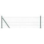 vidaXL Îngrădire cu stâlpi Verde 0.6 x 50 m Oțel vidaXL Îngrădire cu stâlpi Verde 0.6 x 50 m Oțel