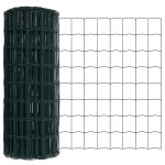 vidaXL Îngrădire cu stâlpi Verde 0.6 x 50 m Oțel vidaXL Îngrădire cu stâlpi Verde 0.6 x 50 m Oțel