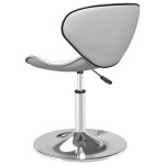 vidaXL Scaun de bar, alb, piele ecologică vidaXL Scaun de bar, alb, piele ecologică