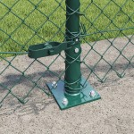 vidaXL Împrejmuire din plasă cu stâlpi Verde 0.4 x 25 m Oțel
