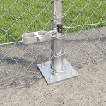vidaXL Împrejmuire din plasă cu stâlpi Argintiu 1.4 x 10 m Oțel