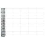 vidaXL Stâlp de gard. Galvanizat 25 x 1 m Oțel