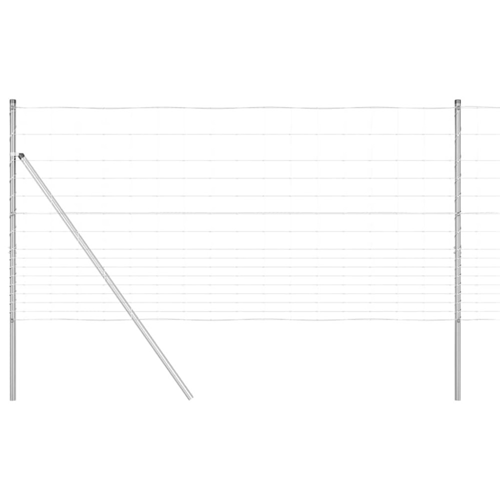 vidaXL Stâlp de gard. Galvanizat 25 x 1,2 m Oțel