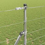 vidaXL Stâlp de gard. Galvanizat 25 x 1,2 m Oțel