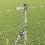 vidaXL Stâlp de gard. Galvanizat 50 x 1,2 m Oțel