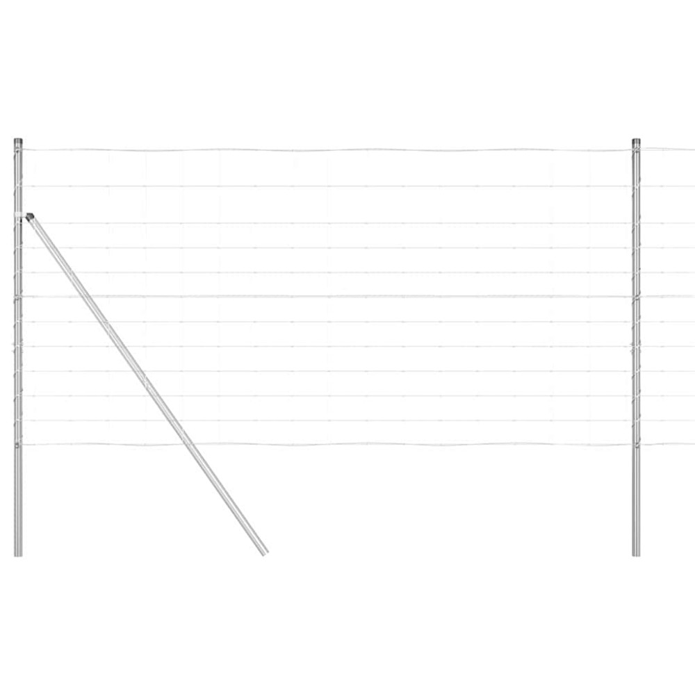 vidaXL Stâlp de gard. Galvanizat 50 x 1,2 m Oțel