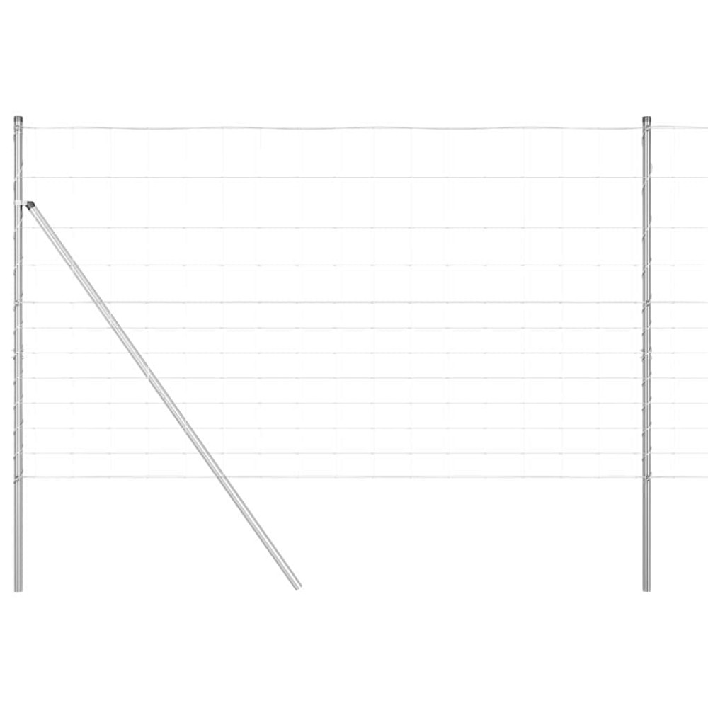 vidaXL Stâlp de gard. Galvanizat 50 x 1,4 m Oțel