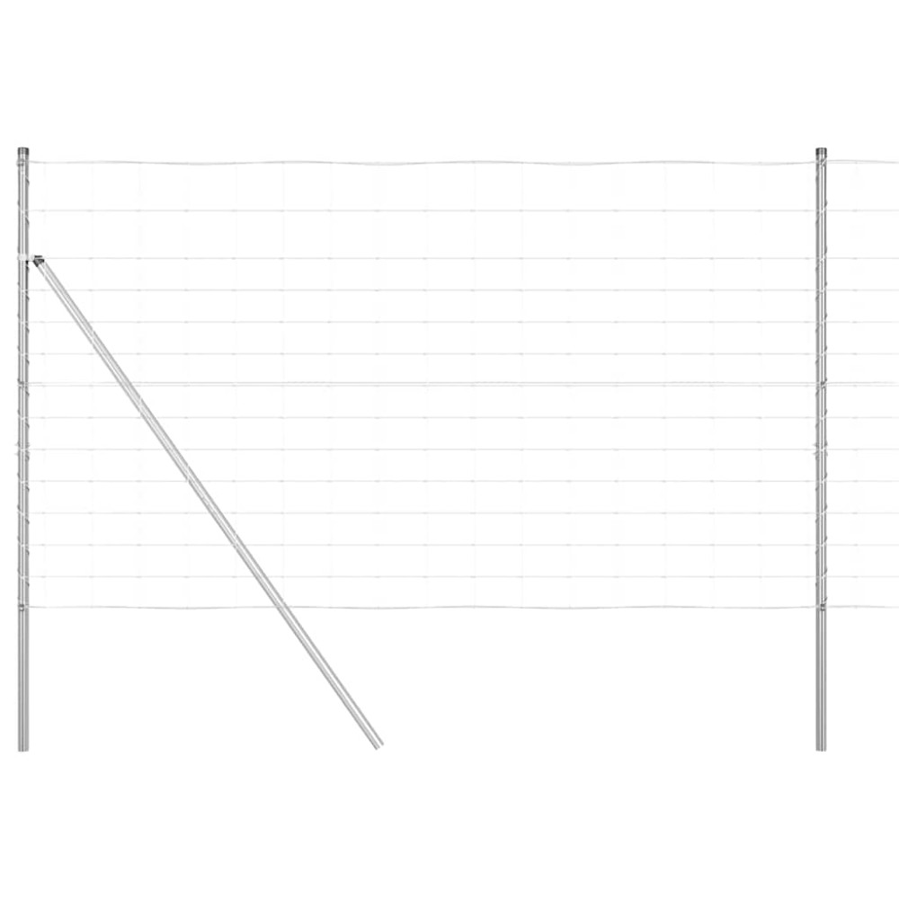 vidaXL Stâlp de gard. Galvanizat 50 x 1,4 m Oțel